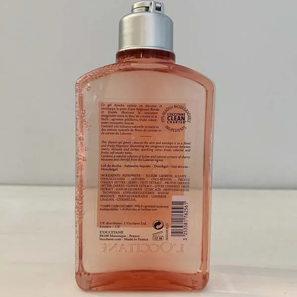 Gel Tắm L'Occitane Cherry Blossom Lychee Shower Gel 250ml - Mỹ phẩm - Vua Hàng Hiệu