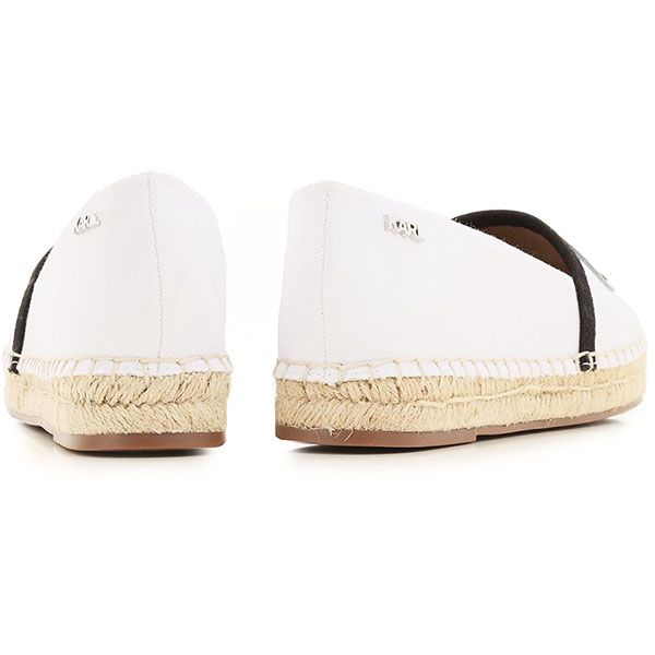 Giày Cói Slip On Karl Lagerfeld Zapatos Planos Casuales Transpirables De Moda Màu Trắng Size 35 - 4