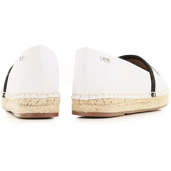 Giày Cói Slip On Karl Lagerfeld Zapatos Planos Casuales Transpirables De Moda Màu Trắng Size 36 - Giày - Vua Hàng Hiệu