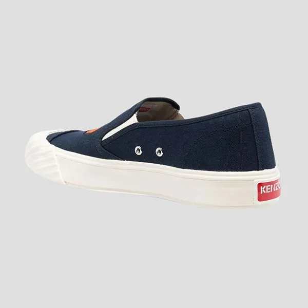 Giày Slip On Kenzo Kenzoschool FD55SN005F73 77 Màu Xanh Navy - Giày - Vua Hàng Hiệu
