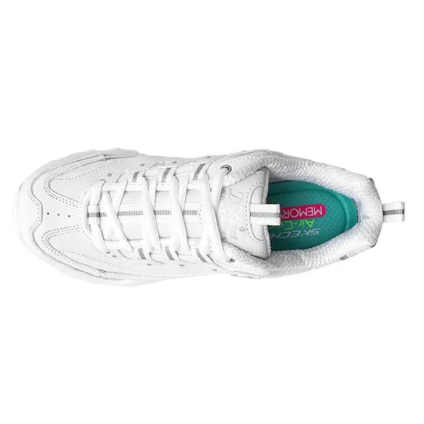 Giày Sneakers Skechers White Delight Fresh Start D Lites Fresh Start 11931 WSL Màu Trắng Size 37.5 - Giày - Vua Hàng Hiệu