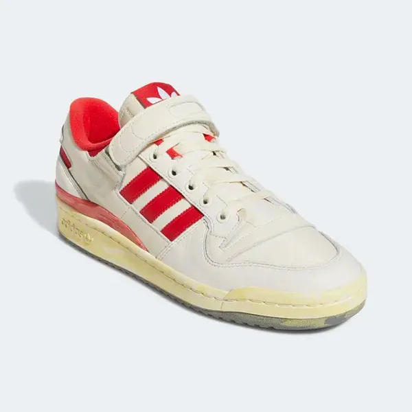 Giày Thể Thao Adidas Forum 84 Low AEC HR0557 Màu Trắng Đỏ Size 41