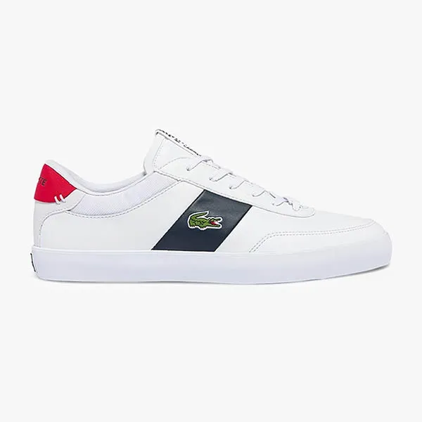 Giày Thể Thao Lacoste Court-Master 0121 Màu Trắng Size 42.5