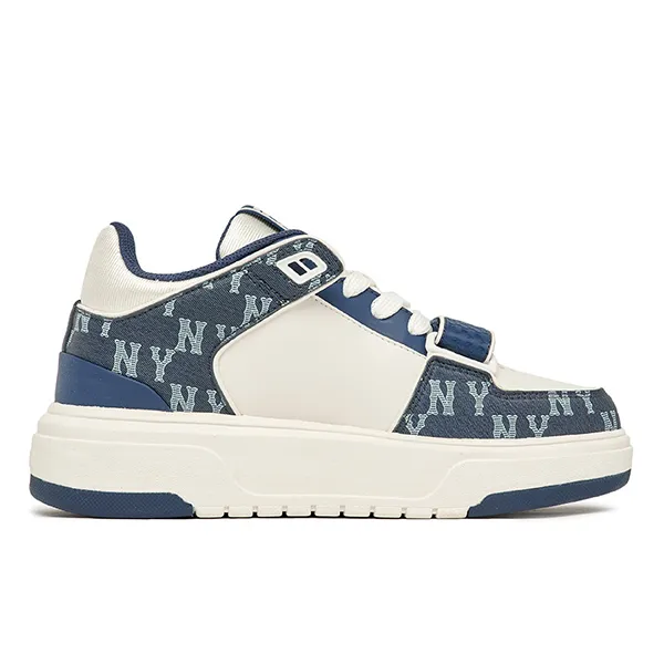Giày Thể Thao MLB Chunky Liner Mid Denim New York Yankees 3ASXCDN3N-50NYD Màu Xanh Navy Size 245 - Giày - Vua Hàng Hiệu