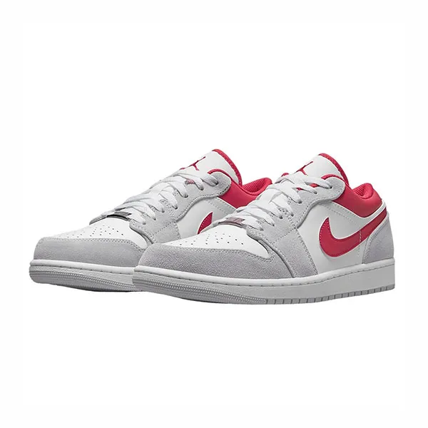 Giày Thể Thao Nike Air Jordan 1 Low SE Light Smoke Grey Gym Red DC6991 016 Màu Trắng Đỏ Size 42 - Giày - Vua Hàng Hiệu