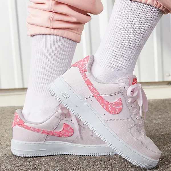 Giày Thể Thao Nữ Nike Air Force 1 Low Pink Paisley FD1448-664 Màu Hồng Pastel Size 39