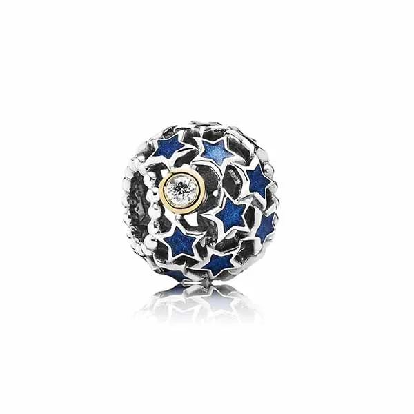 Hạt Vòng Charm Pandora Night Sky Openwwork Charm 791371cz Màu Xanh Blue - Trang sức - Vua Hàng Hiệu