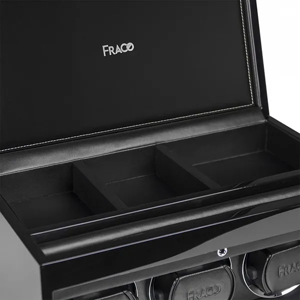 Hộp Xoay Đồng Hồ Fraco DX30 Black Màu Đen - Phụ kiện - Vua Hàng Hiệu