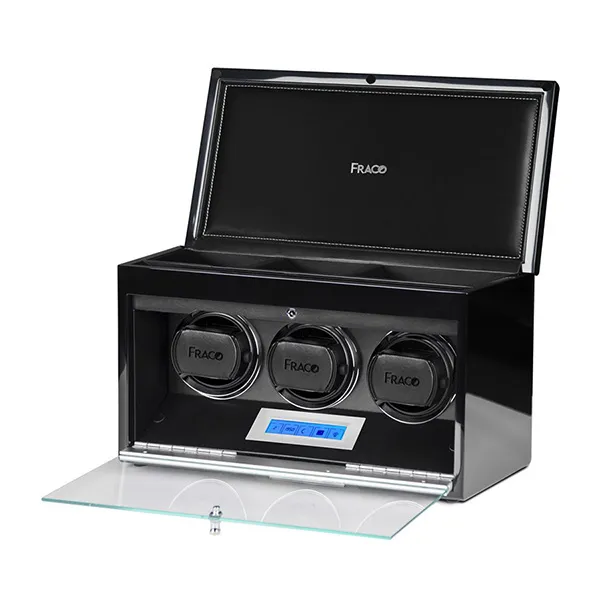 Hộp Xoay Đồng Hồ Fraco DX30 Black Màu Đen - Phụ kiện - Vua Hàng Hiệu
