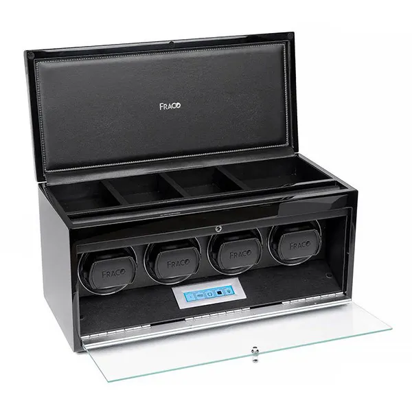 Hộp Xoay Đồng Hồ Fraco DX40 Black Màu Đen