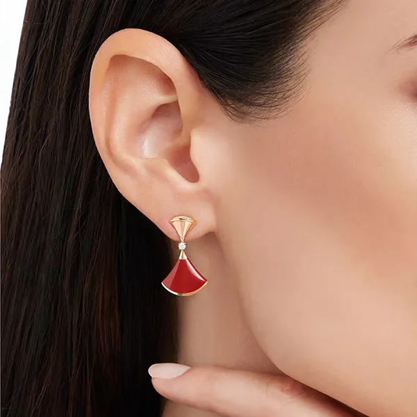 Khuyên Tai Jewery Luxury Divas’ Dream Earrings 356749 Màu Đỏ/ Vàng Hồng