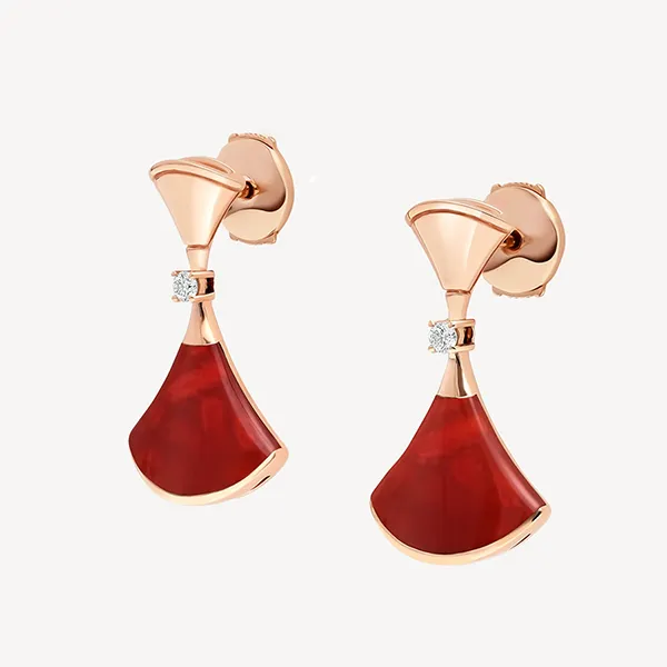 Khuyên Tai Jewery Luxury Divas’ Dream Earrings 356749 Màu Đỏ/ Vàng Hồng