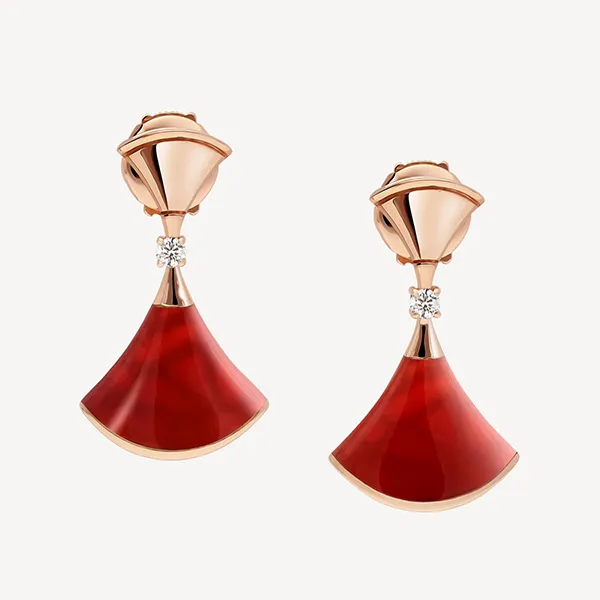 Khuyên Tai Jewery Luxury Divas’ Dream Earrings 356749 Màu Đỏ/ Vàng Hồng