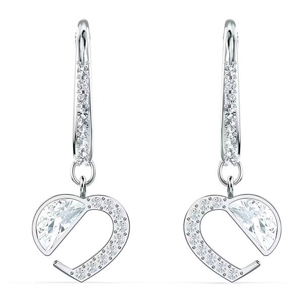 Khuyên Tai Swarovski  Ear-Rings Woman Jewellery ONL Heart 5560122 Màu Bạc - 1