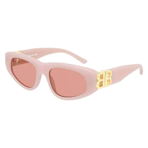 Kính Mát Balenciaga BB0095S 003 Sunglasses Màu Hồng - Kính mắt - Vua Hàng Hiệu