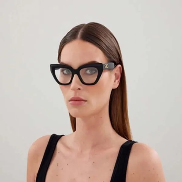 Kính Mắt Cận Balenciaga BB0239O 001 Eyeglasses Màu Đen