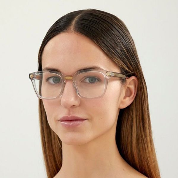 Kính Mắt Cận Gucci Eyeglasses GG01840-005 50 Màu Xám Trong - 5