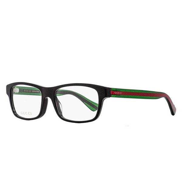 Kính Mắt Cận Gucci Web Stripe Lectan Black/Green GG00060AN-002 Màu Đen/Xanh 55mm - 4