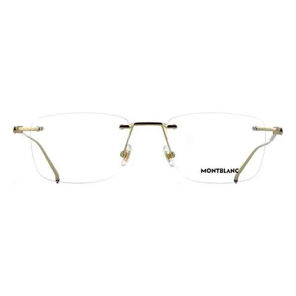 Kính Mắt Cận Montblanc MB0215O 001 Eyeglasses Màu Vàng Gold