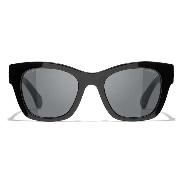 Kính Mát Chanel Square Sunglasses CH5478 C501S4 Màu Xám Đen - Kính mắt - Vua Hàng Hiệu
