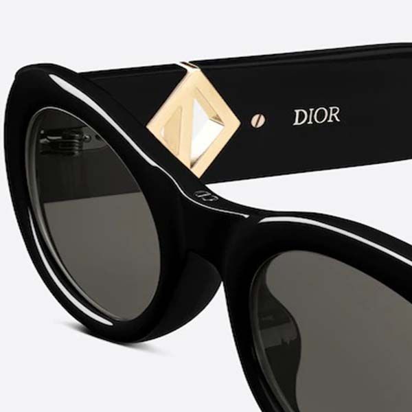 Kính Mát Dior Diamond R1I 10A0 Sunglasses Màu Đen - 3