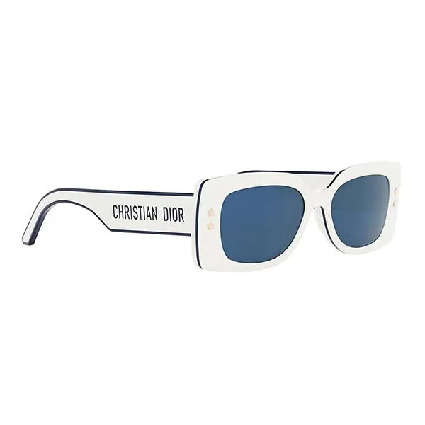 Kính Mát Dior DiorPacific Sunglasses S1U 95BO Màu Trắng Xanh