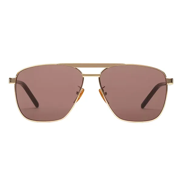 Kính Mát Gucci Navigator-Frame Sunglasses ‎GG1164S Màu Nâu Size 58