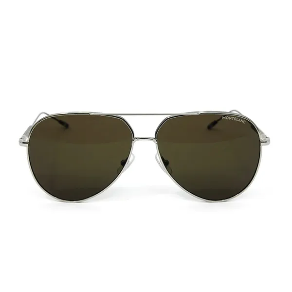 Kính Mát Montblanc Aviator Frame Metal Sunglasses MB123999 Màu Xanh