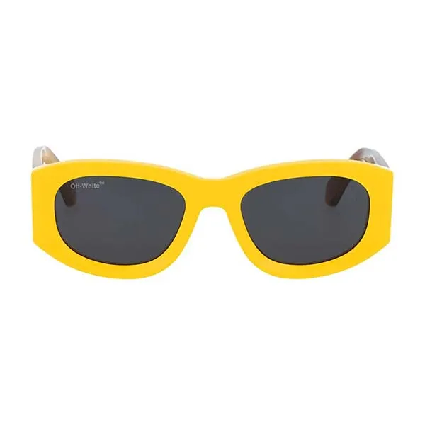 Kính Mát Off-White AF Austin OERI078 1807 Sunglasses Màu Vàng Nâu
