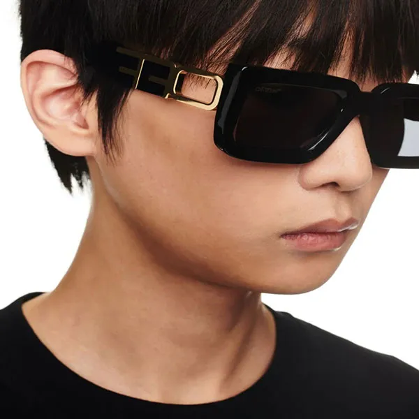 Kính Mát Off-White AF Boston OERI081 1007 Sunglasses Màu Đen