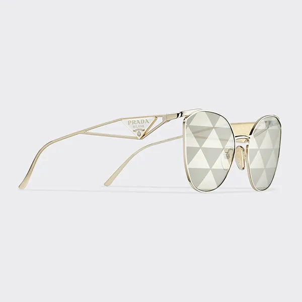 Kính Mát Prada Symbole Sunglasses SPR50Z_SZVN_FE04T_C_059 Màu Xám Vàng
