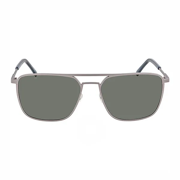 Kính Mát Unisex Lacoste Green Square Sunglasses L194S 035 57 Màu Xanh Xám - Kính mắt - Vua Hàng Hiệu