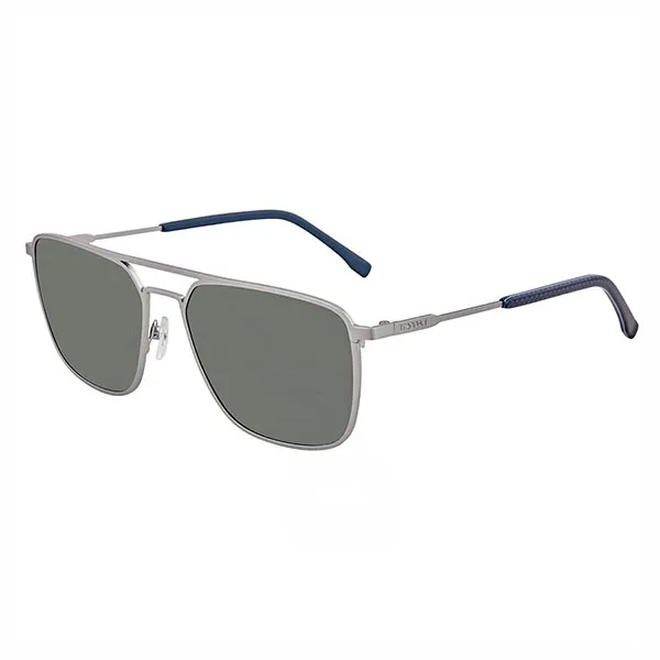 Kính Mát Unisex Lacoste Green Square Sunglasses L194S 035 57 Màu Xanh Xám - Kính mắt - Vua Hàng Hiệu
