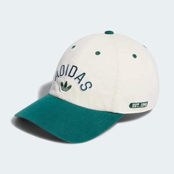 Mũ Adidas Relaxed New Prep Hat GB4282 Màu Trắng Xanh - Mũ nón - Vua Hàng Hiệu
