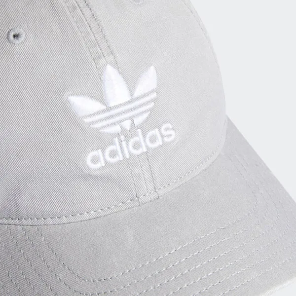 Mũ Adidas Relaxed Strap-Back Hat CL5247 Màu Xám - Mũ nón - Vua Hàng Hiệu