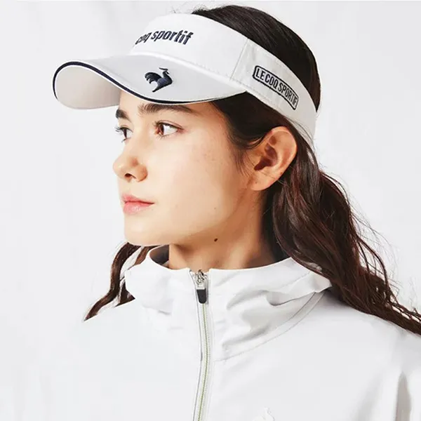 Mũ Golf Le Coq Sportif Cap Summer UV Cut QGCTJC50 Màu Trắng
