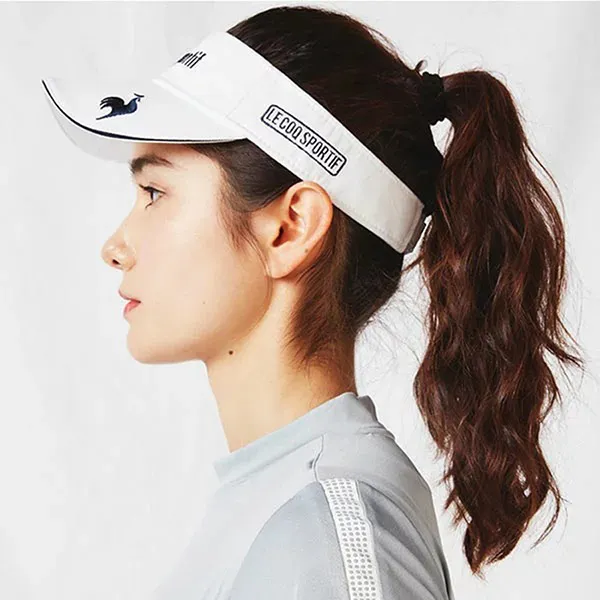 Mũ Golf Le Coq Sportif Cap Summer UV Cut QGCTJC50 Màu Trắng
