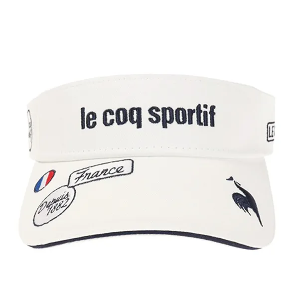 Mũ Golf Le Coq Sportif Cap Summer UV Cut QGCTJC50 Màu Trắng