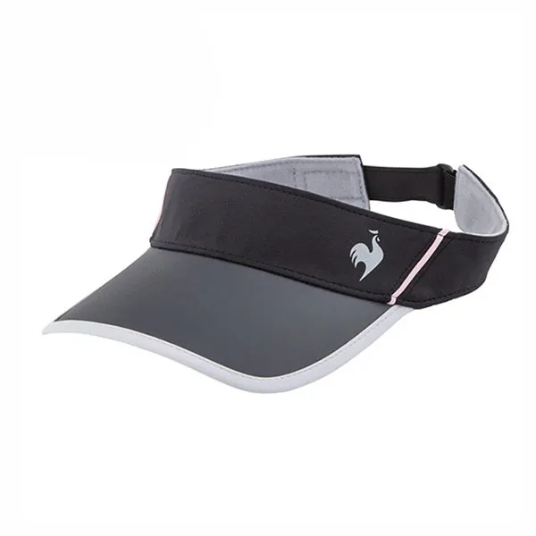 Mũ Le Coq Sportif Tennis Sun Protection Running Training Cap Hat QTCTJC12 Màu Xám Đen