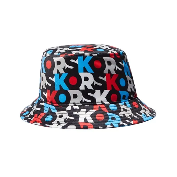 Mũ Michael Kors MK Men's White Graphic Logo Woven Bucket Hat Phối Màu