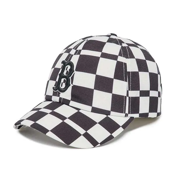Mũ MLB Checkerboard Boston Red Sox 3ACPCC13N-43BKS Màu Đen Trắng