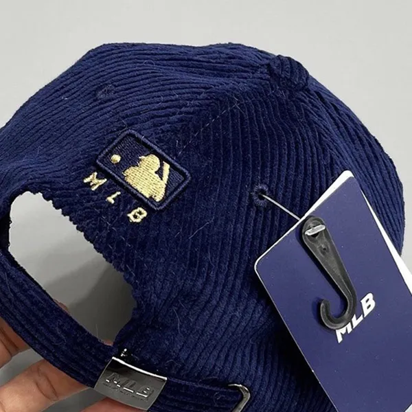 Mũ MLB Cordoroy Basic Ball Cap Màu Xanh Navy