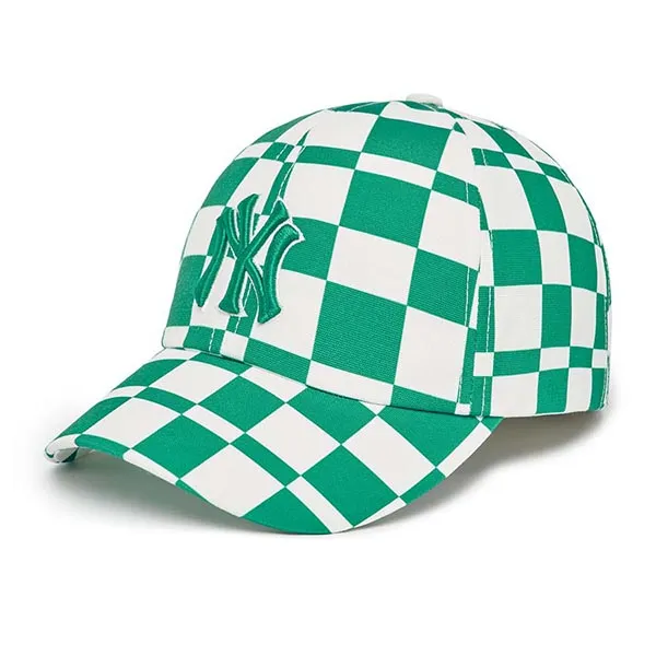 Mũ MLB Checkerboard Unstructured Ball Cap New York Yankees 3ACPCC13N-50GND Màu Xanh Trắng