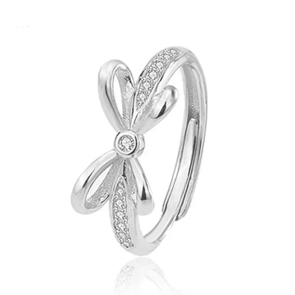 Nhẫn Đôi LiLi Jewelry The Light Đính Đá Cubic Zirconia Lili_731676 Màu Bạc