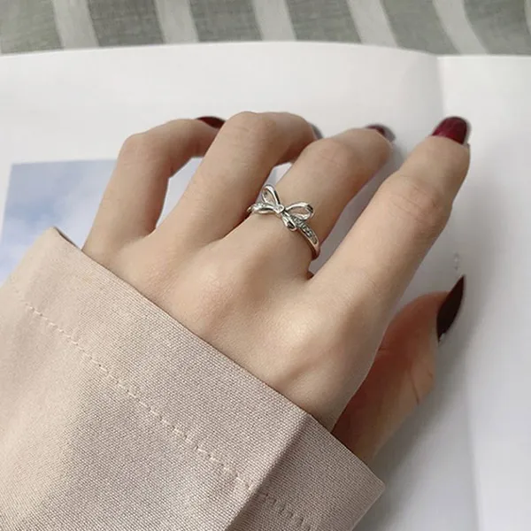 Nhẫn Đôi LiLi Jewelry The Light Đính Đá Cubic Zirconia Lili_731676 Màu Bạc