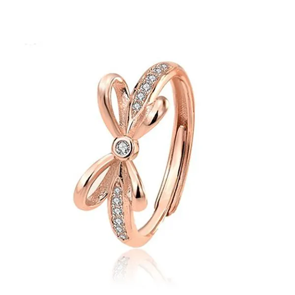 Nhẫn Đôi LiLi Jewelry The Light Đính Đá Cubic Zirconia Lili_731676 Màu Vàng Hồng