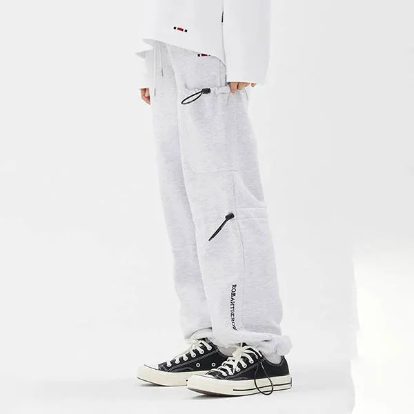 Quần Jogger Romantic Crown Unbalance Pocket Sweat Pants Màu Xám - Thời trang - Vua Hàng Hiệu