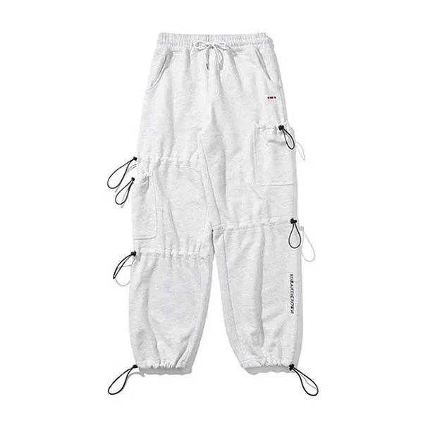 Quần Jogger Romantic Crown Unbalance Pocket Sweat Pants Màu Xám - Thời trang - Vua Hàng Hiệu