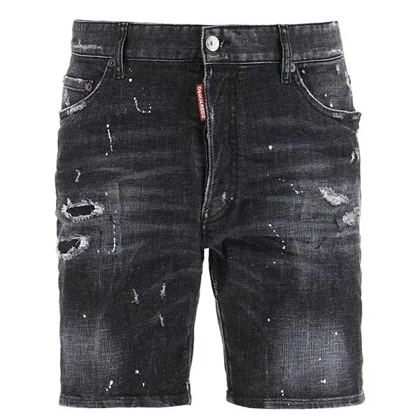 Quần Short Dsquared2 S74MU0773 S30357 900 Màu Đen Size 50