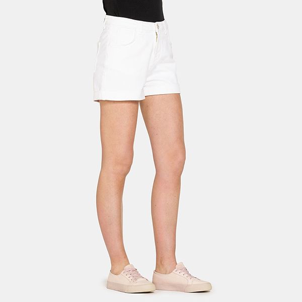 Quần Shorts Nữ Carrera Jeans Shorts In Bull Denim 757C9302X_001 Màu Trắng Size US 29 - 1